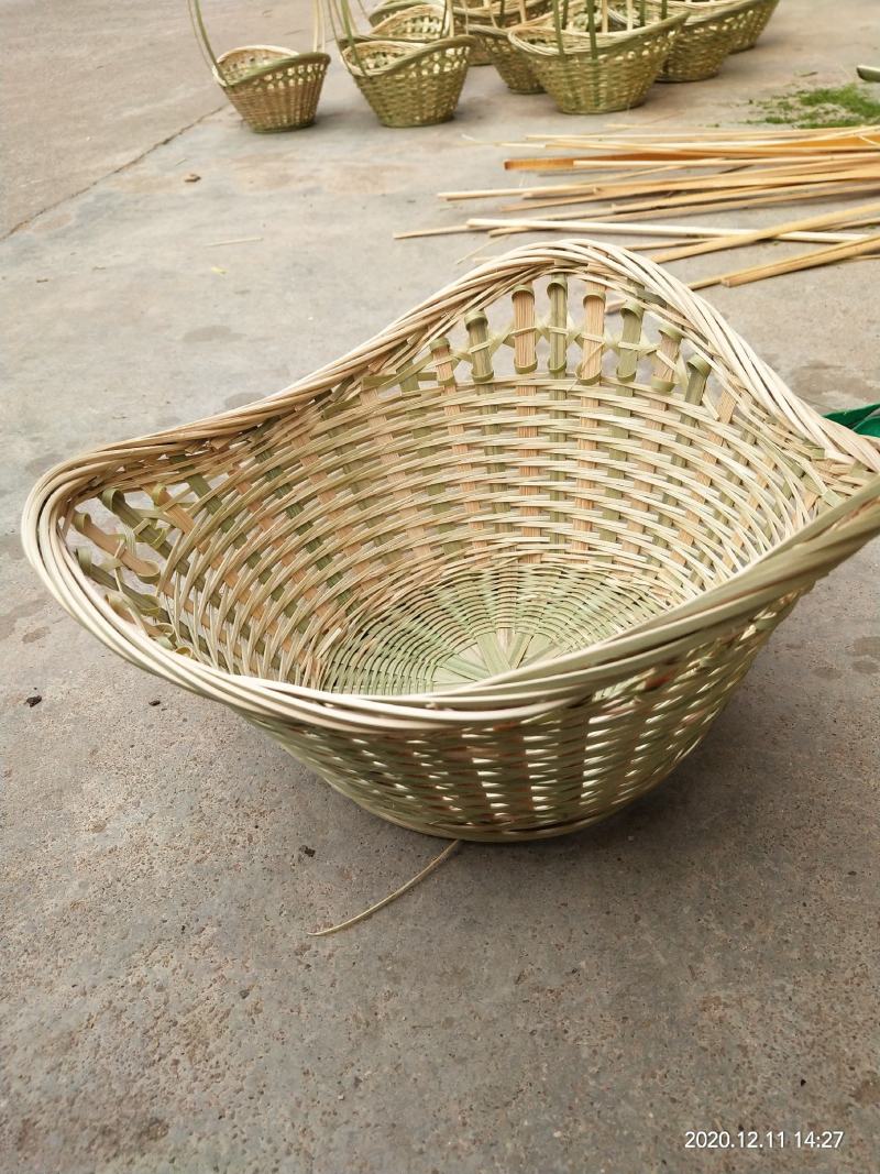 竹编竹制品手提篮碗篮船篮