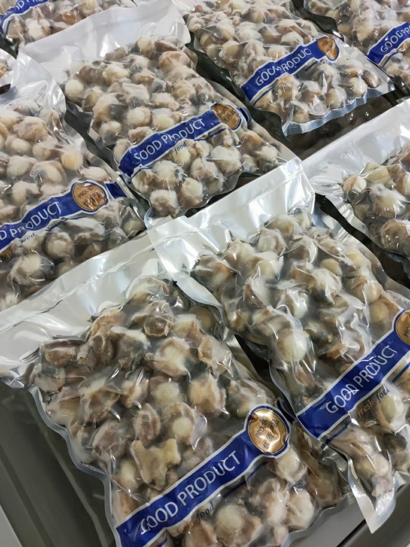 扇贝肉可以按照客户规格要求加工