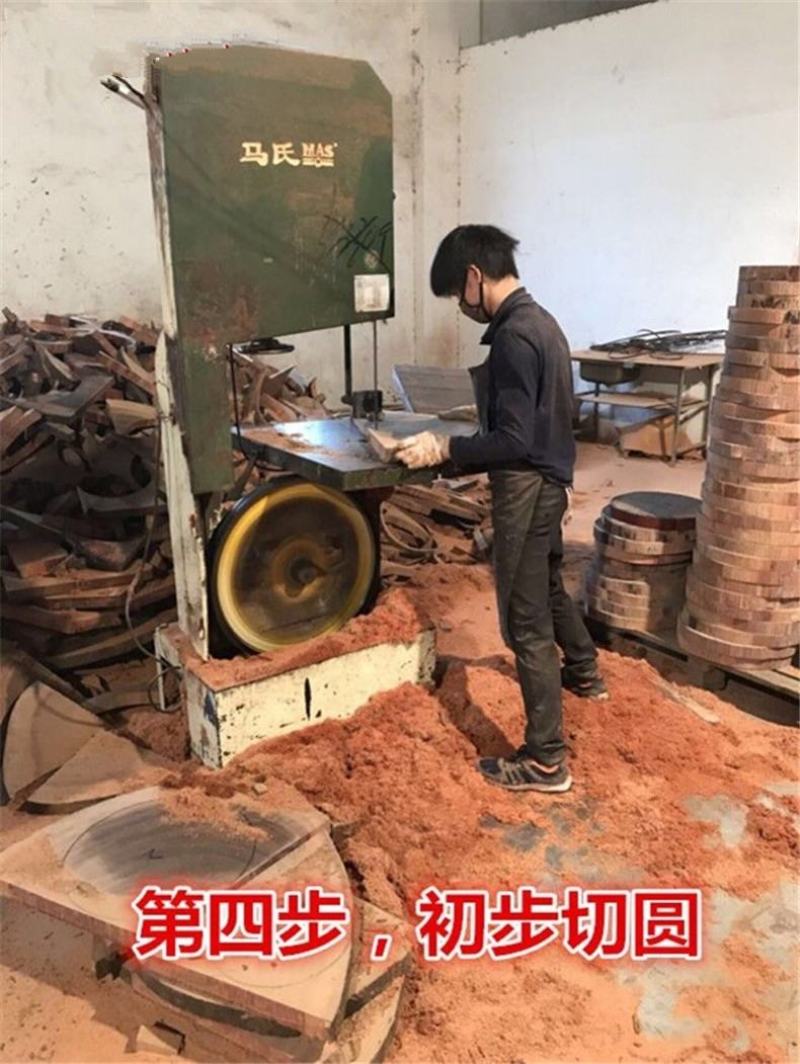 越南铁木砧板切菜板面板实木砧板家用菜板抗菌防霉圆形菜墩子