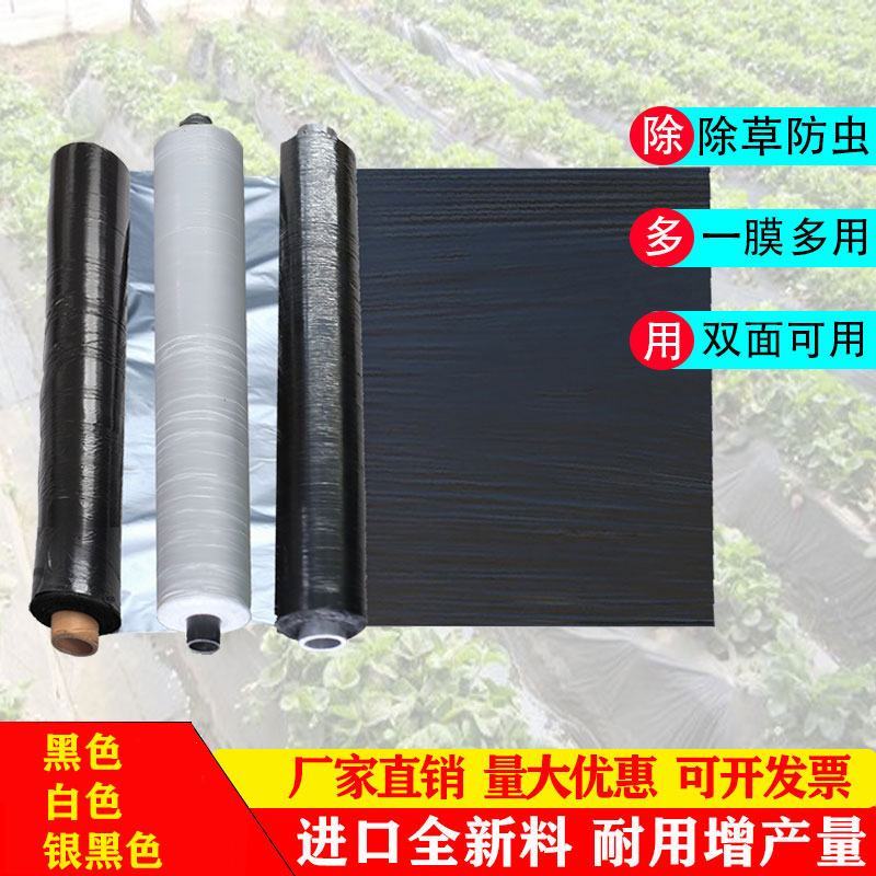 地膜黑色地膜白色地膜银黑膜除草膜蔬菜瓜果草莓果树苗木专用
