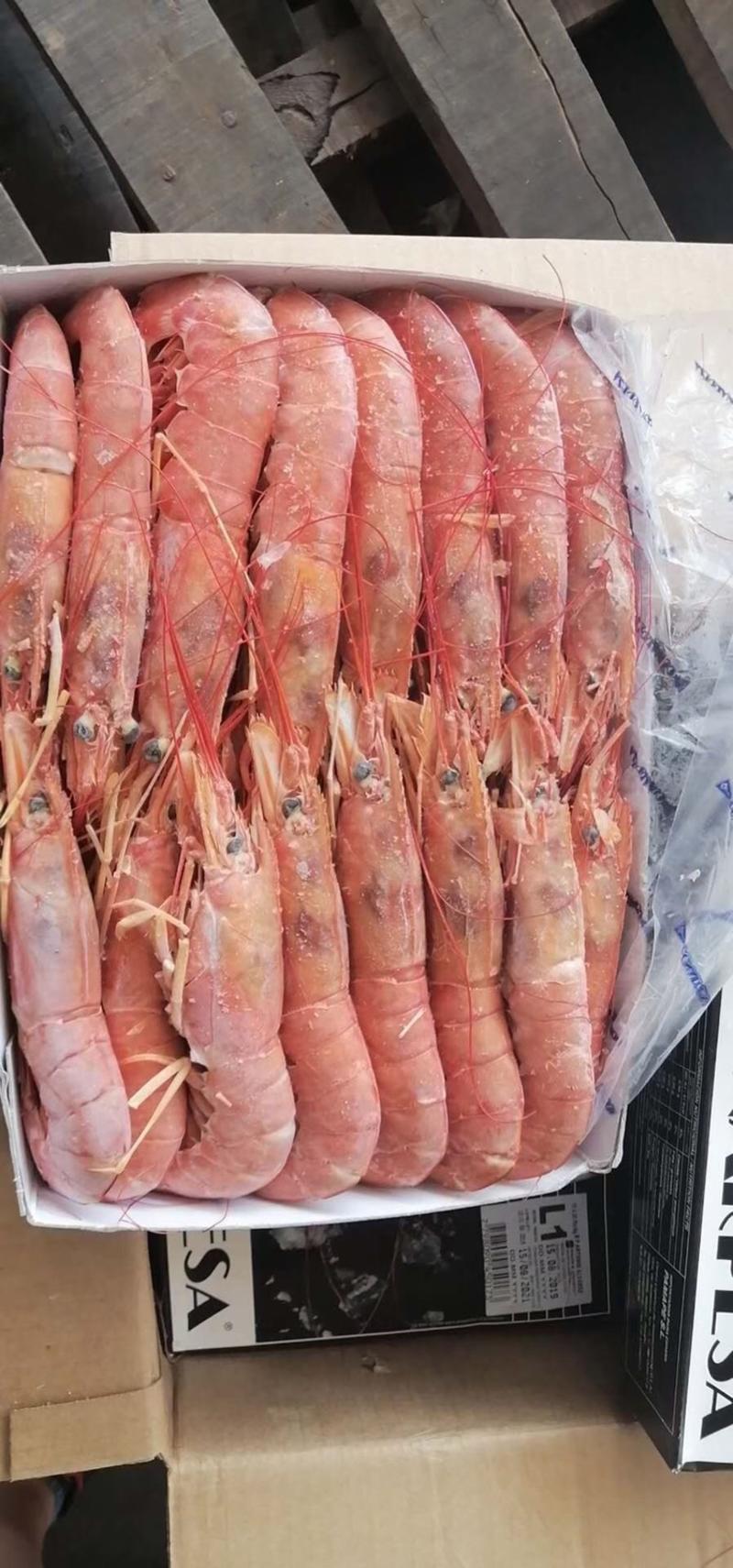 阿根廷红虾水产集团自补虾，个大肉肥，新鲜美味，证件齐全
