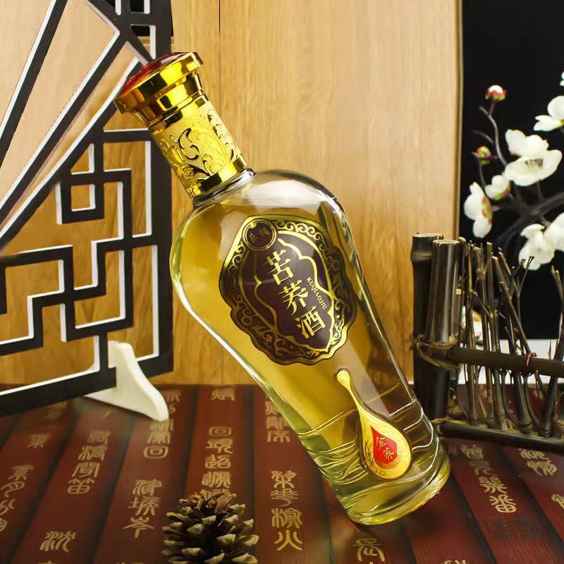 白酒浓香型苦荞酒42度500ml一箱6瓶包邮