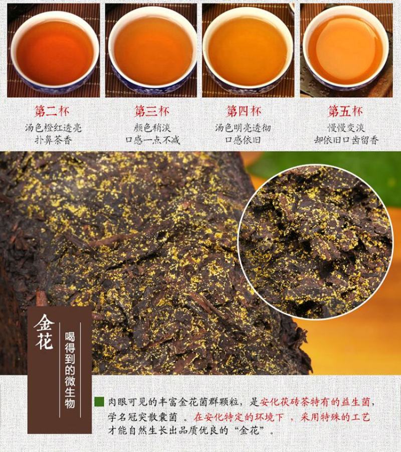 （诚信商家）19年安化黑茶高山茯砖茶1000克装
