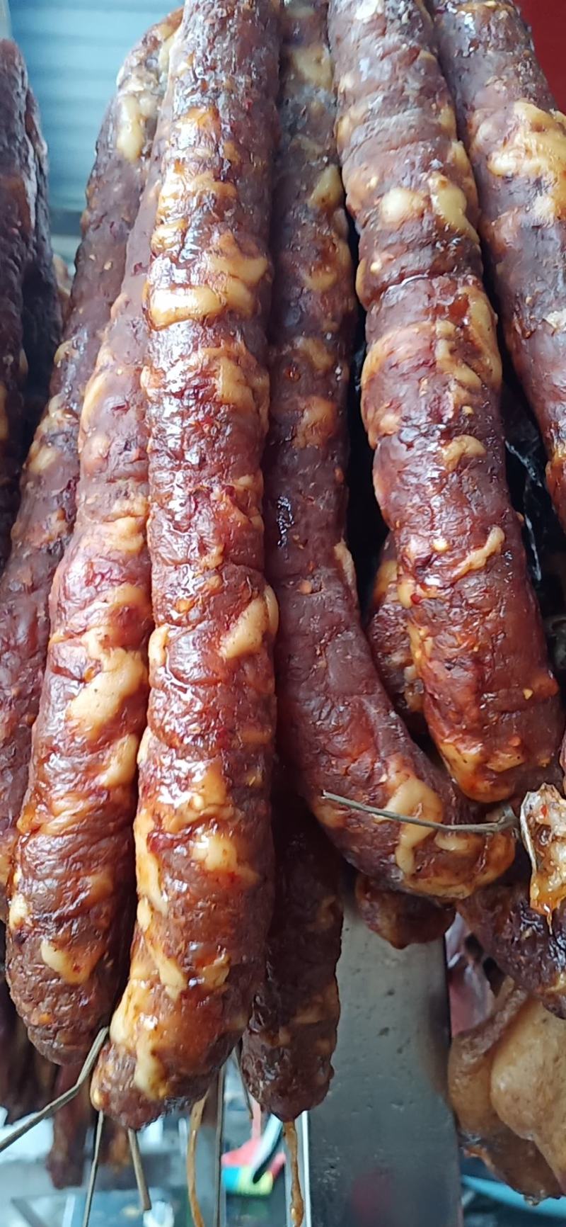 纯肉麻辣香肠干度好50斤1件适合超市专卖店景区常年批发