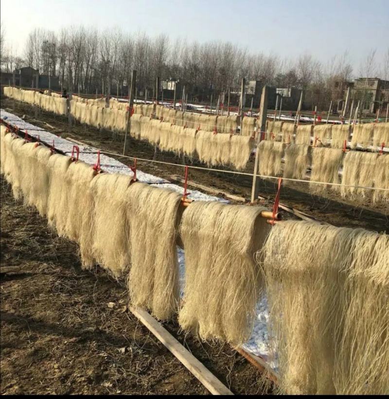红薯粉条，山东沂蒙山正宗红薯粉条，纯手工制作产地直发