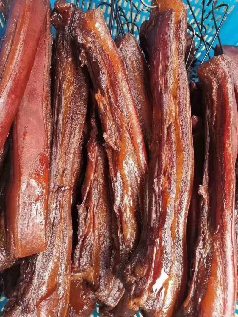 【烟熏腊肉】传统制作农家烟熏腊肉口感纯正品质保证味道好