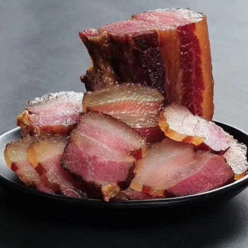 【烟熏腊肉】传统制作农家烟熏腊肉口感纯正品质保证味道好