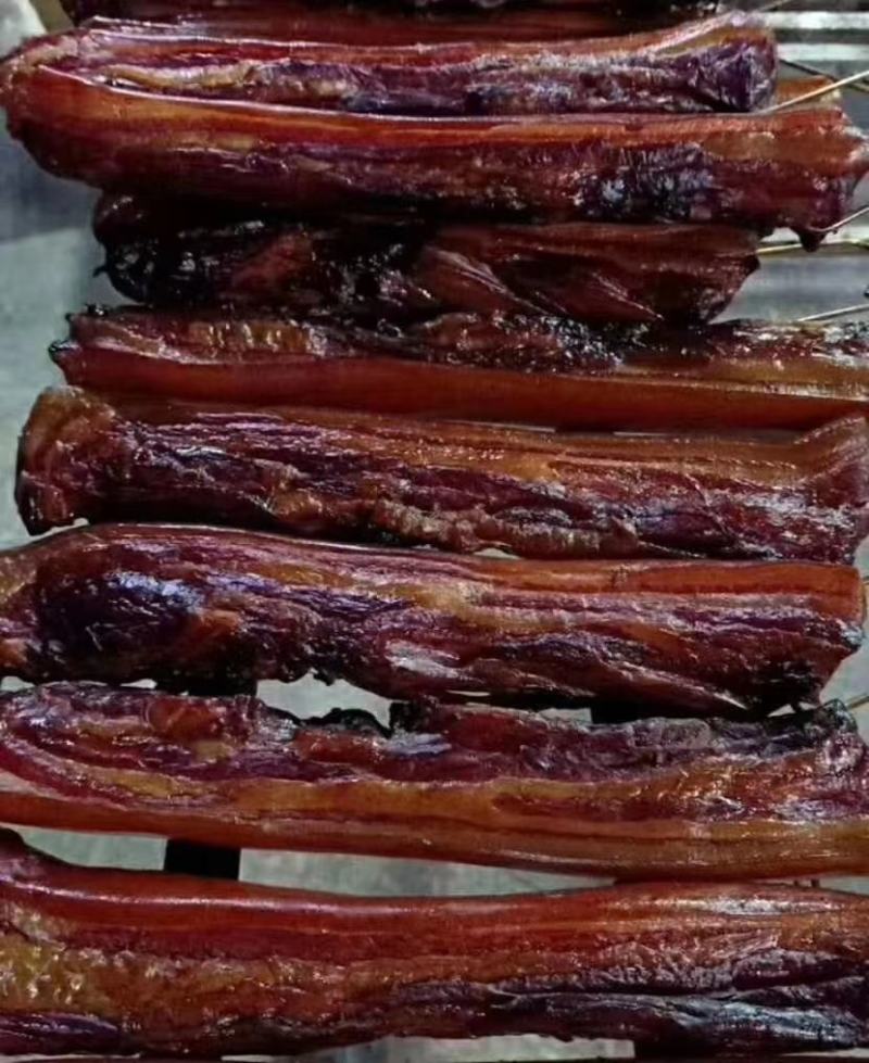 【烟熏腊肉】传统制作农家烟熏腊肉口感纯正品质保证味道好