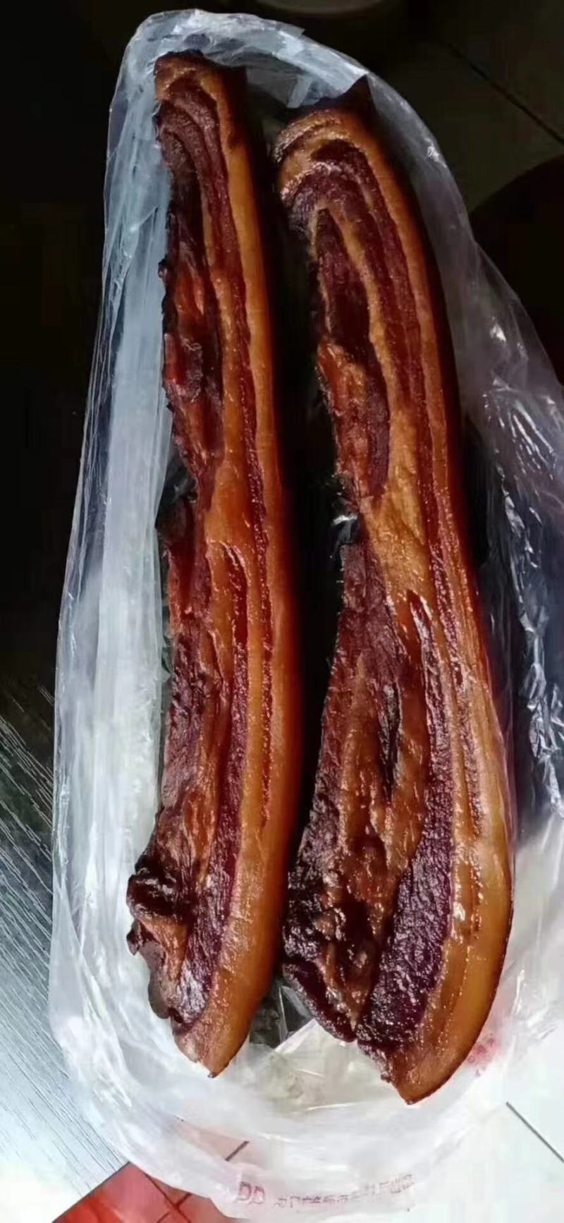 【烟熏腊肉】传统制作农家烟熏腊肉口感纯正品质保证味道好