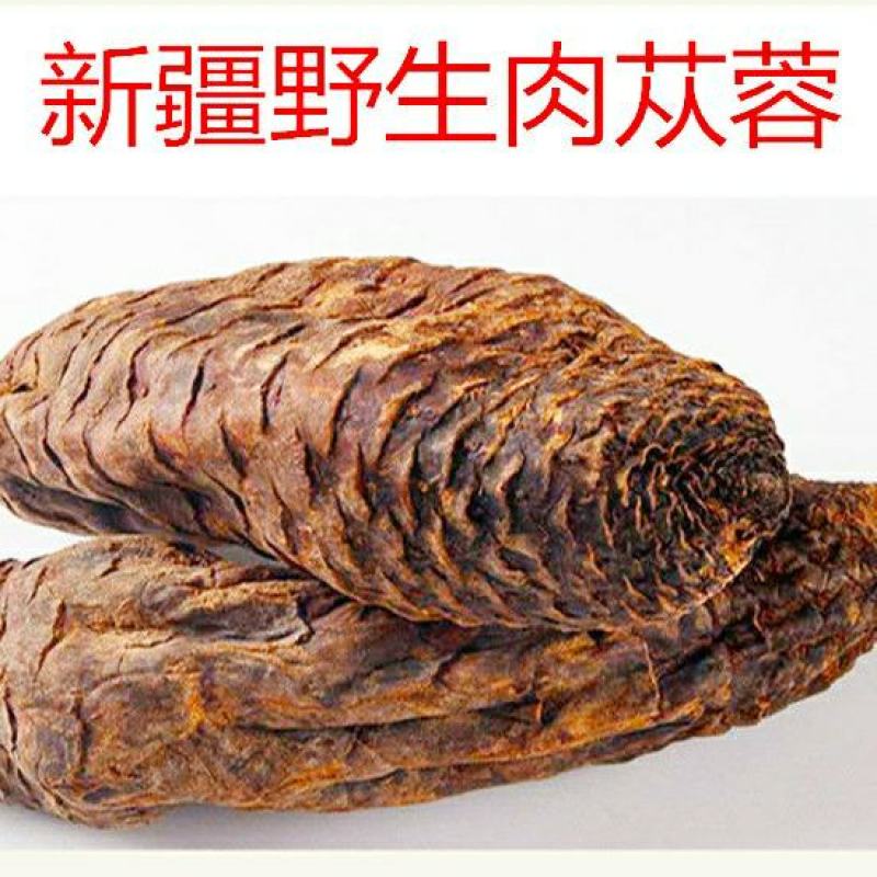 新疆野生肉苁蓉名贵中药材男人泡酒泡茶营养滋补
