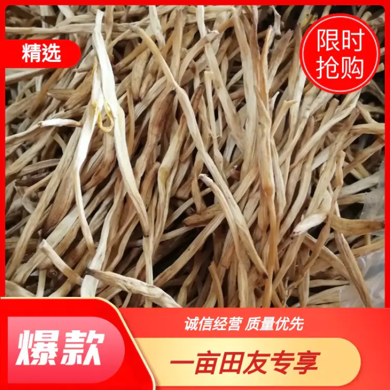湖南祁东级黄花菜，价格实惠，一手货源，无硫，大型商超**