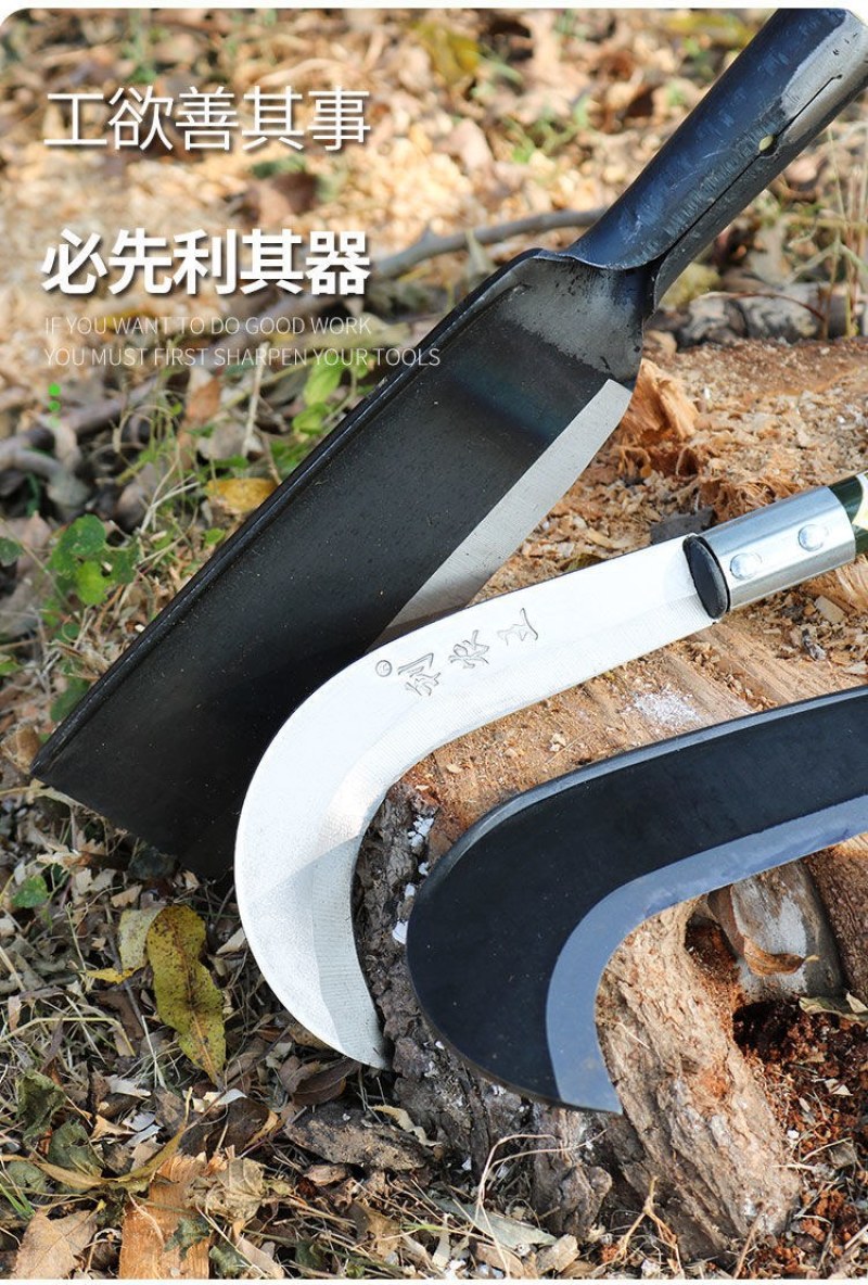 （包邮）高档锰钢柴刀锻打砍树刀户外开路刀农用劈柴刀割草刀