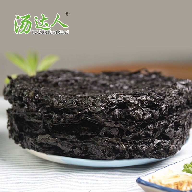 福建霞浦汤达人紫菜净克菜圆饼菜