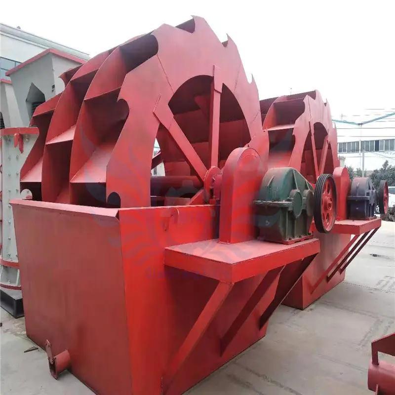 新型水轮式洗砂机生产设备矿山石料场细沙回收筛沙机械