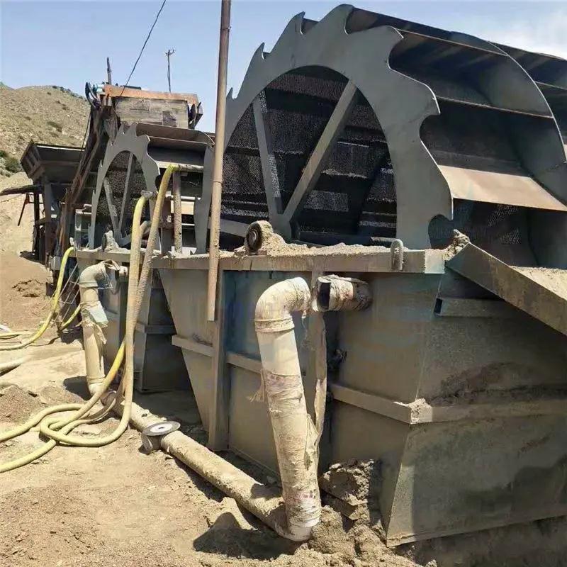 新型水轮式洗砂机生产设备矿山石料场细沙回收筛沙机械