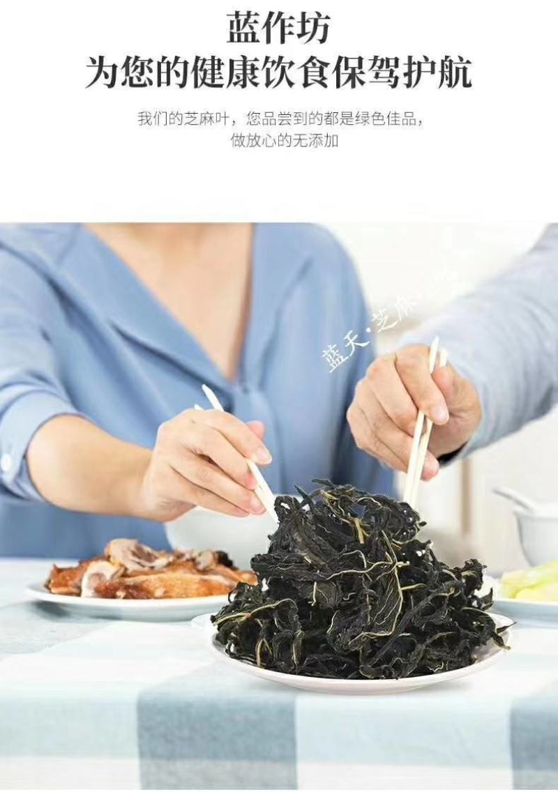 大量供应河南特产干芝麻叶