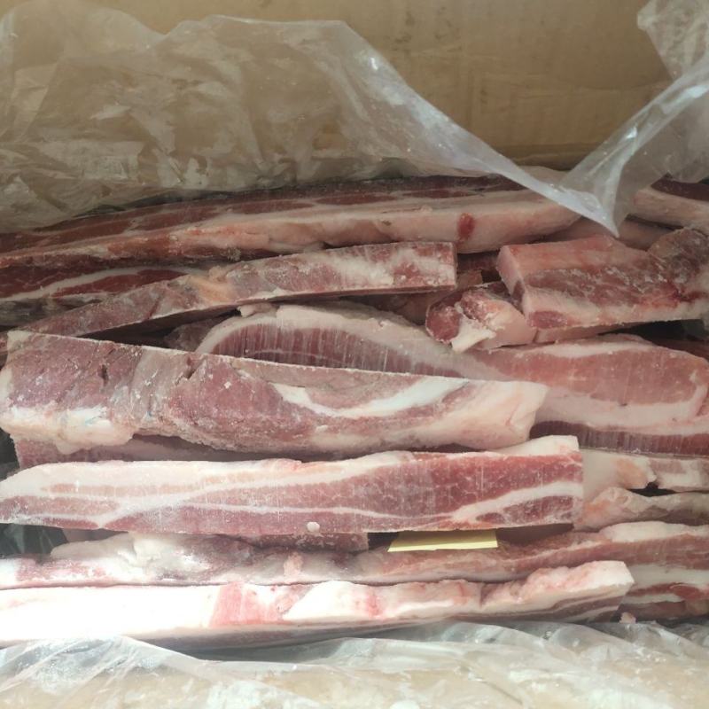 五花肉条包邮冷冻新鲜猪肉条20斤装中方长条去皮五