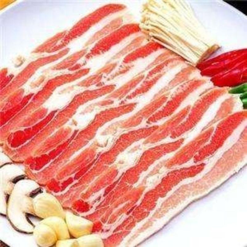 五花肉条包邮冷冻新鲜猪肉条20斤装中方长条去皮五