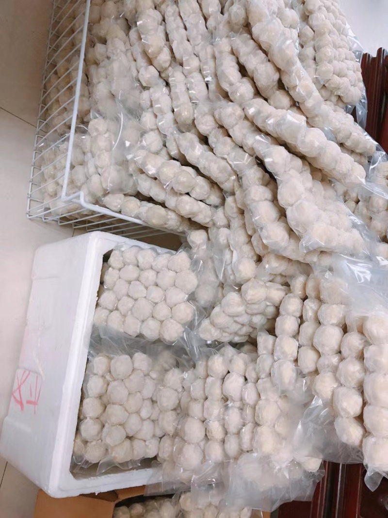 北海海鲜墨鱼手工丸子