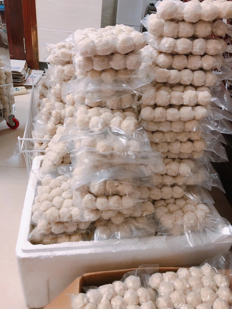 北海海鲜墨鱼手工丸子
