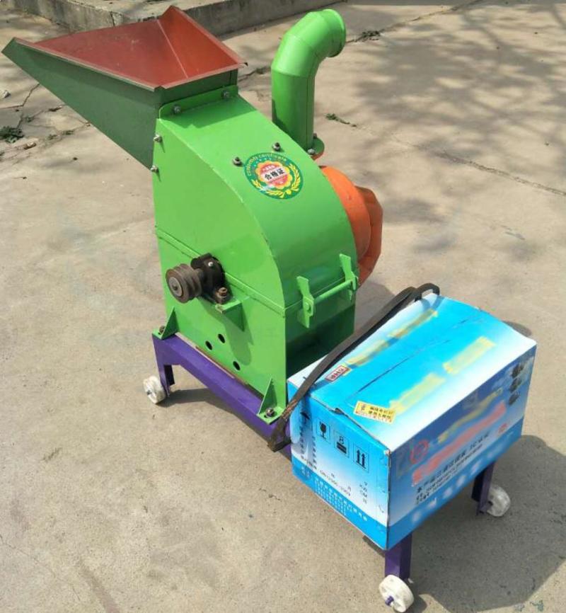 农用小型锤片式粉碎机主要用于秸杆稻草玉米多功能打粉设备