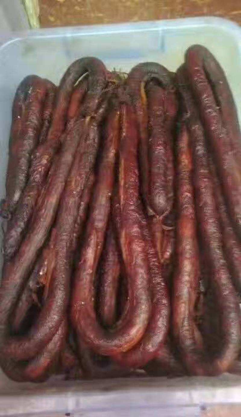 【精选烟熏腊肠】传统制作农家烟熏土猪腊肠