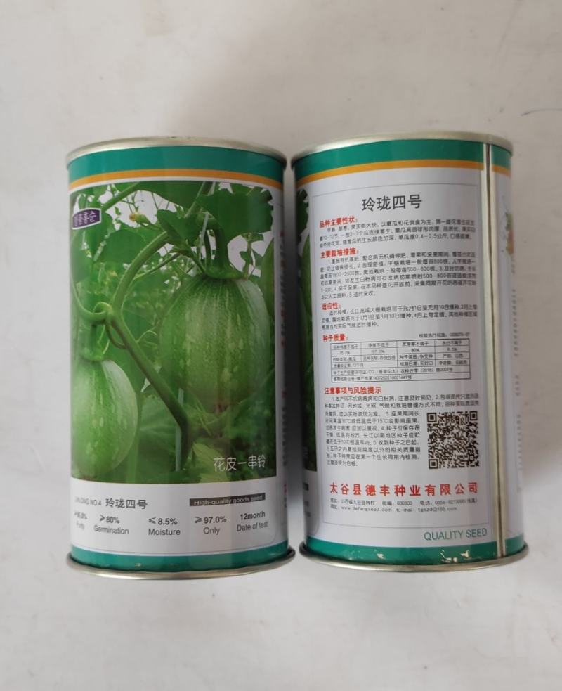 南瓜种子花皮一串铃南瓜种子早熟果实绿白色带花斑