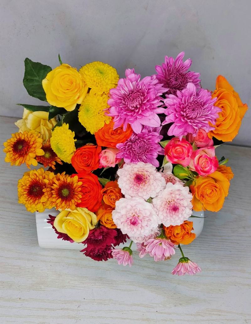 小雏菊混搭花束团购爆品家庭插花真花鲜花引流产品