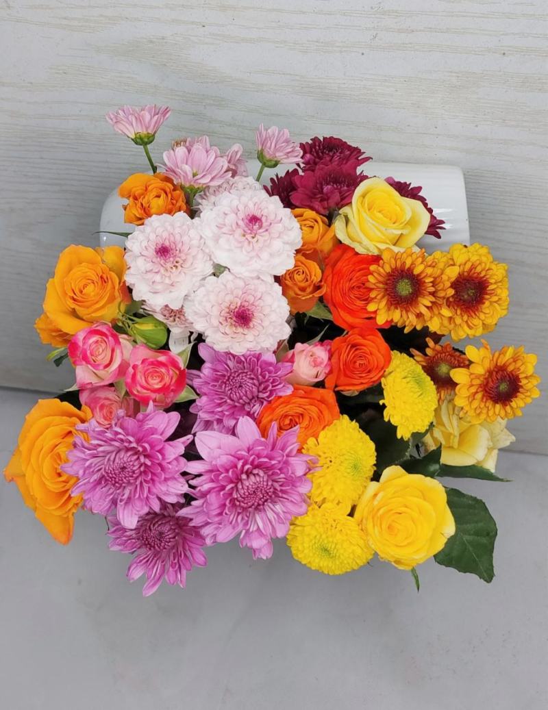 小雏菊混搭花束团购爆品家庭插花真花鲜花引流产品