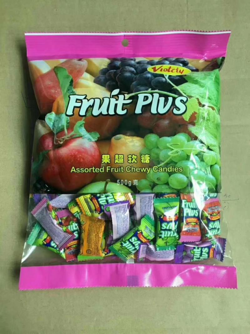 港版果超软糖。500g