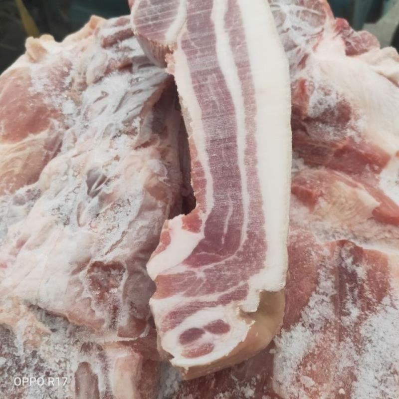 五花肉新鲜冷冻带皮五花肉猪肉前上肉20斤酒店饭店食