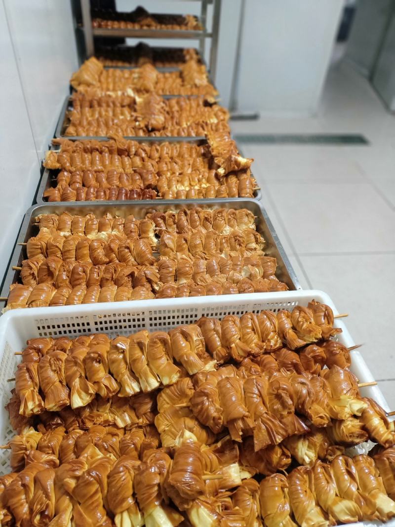 鲜油皮，鲜油皮条，豆制品深加工产品，大豆蛋白制品