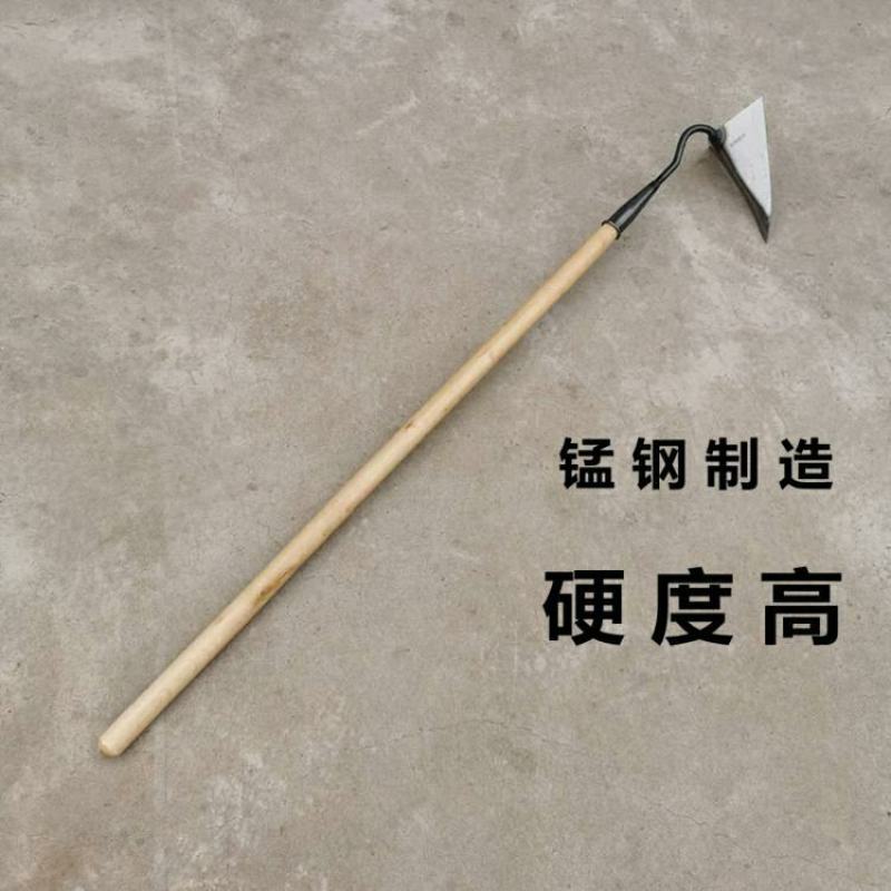 三角锄头起垄挖土神器鹰嘴锄拉锄沟锄尖头开沟铲开沟