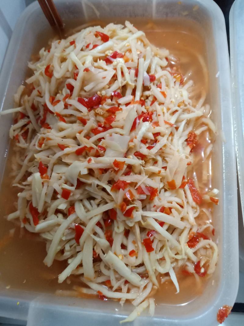 云南普洱腌酸笋_酸辣味、原味都有