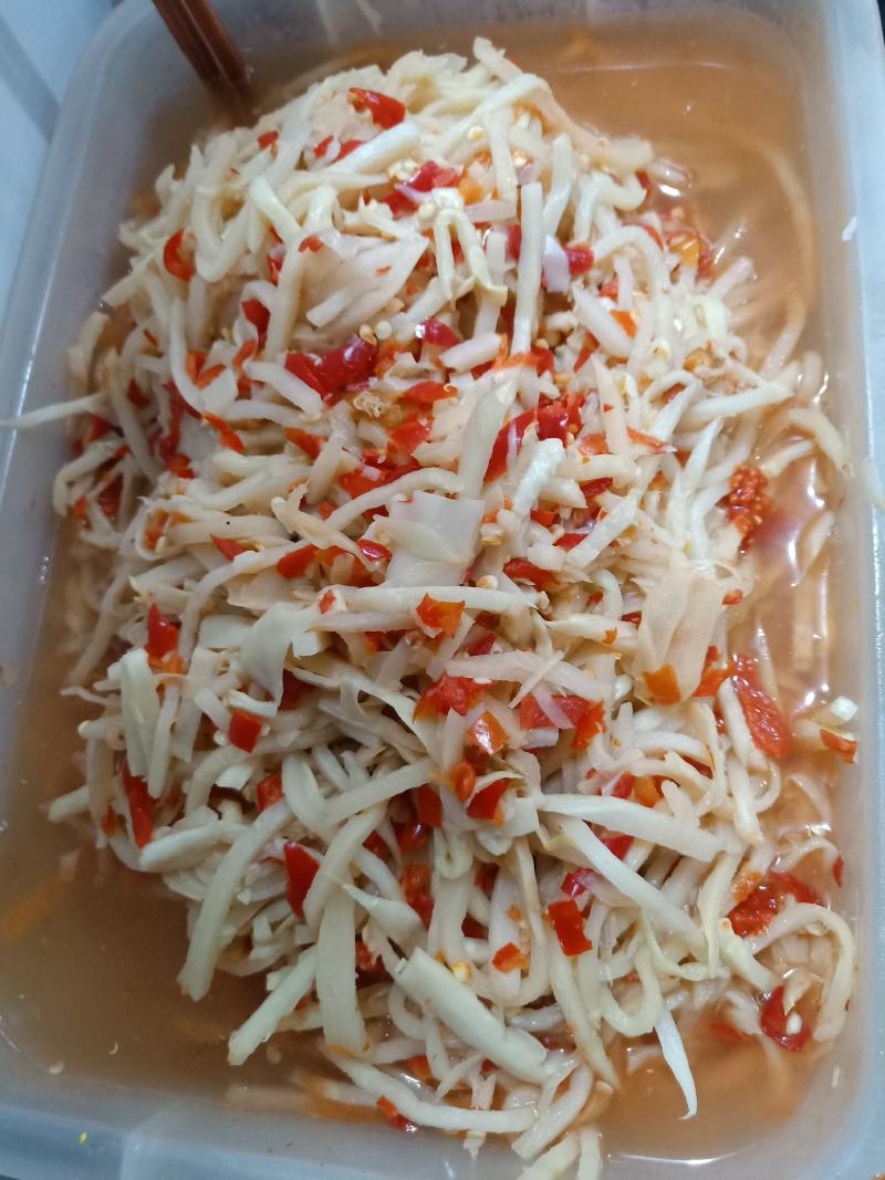 云南普洱腌酸笋_酸辣味、原味都有