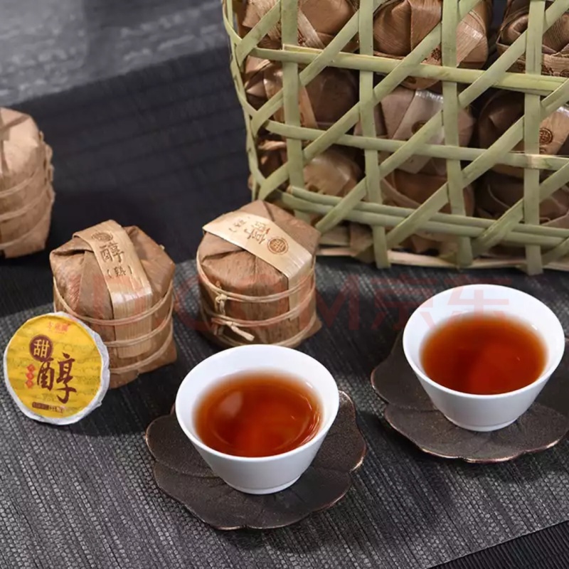 普洱茶玲珑小饼陈年老班章陈年普洱熟茶云南