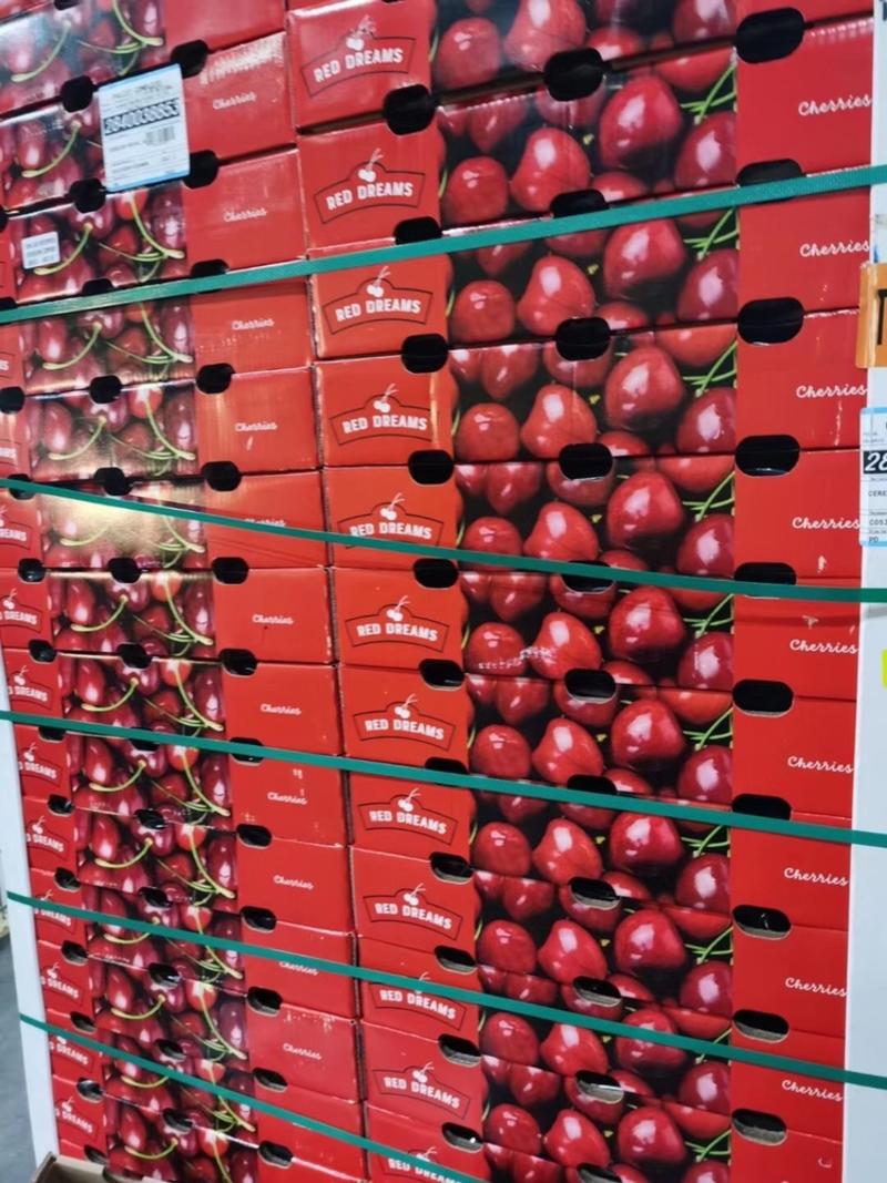 智利车厘子3J10斤现货新鲜进口樱桃每天价格浮动
