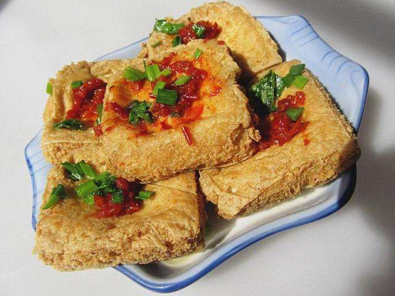 臭豆腐生胚黑白臭豆腐