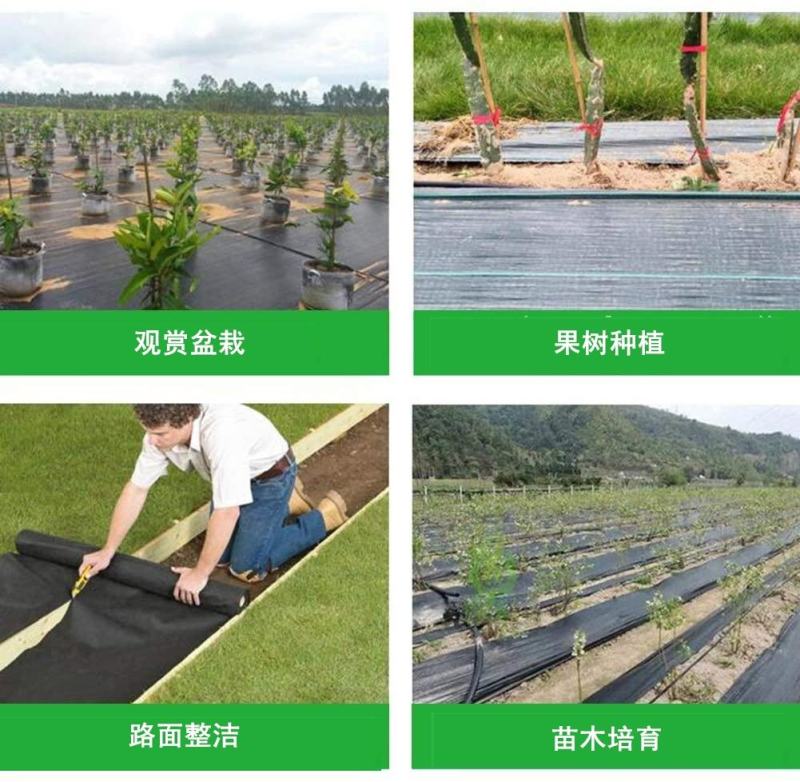长寿命、透气、透水地膜、防草布，抗撕裂及抗老化性能优异