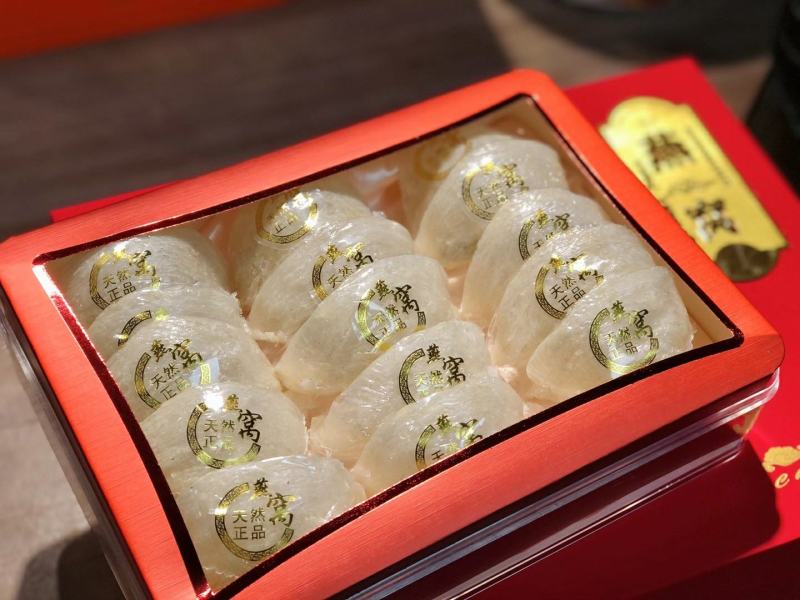 100克精选燕盏塑膜礼盒装1590一套️