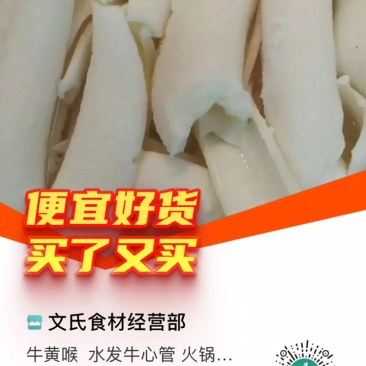 牛黄喉水发牛心管火锅串串店食材必备