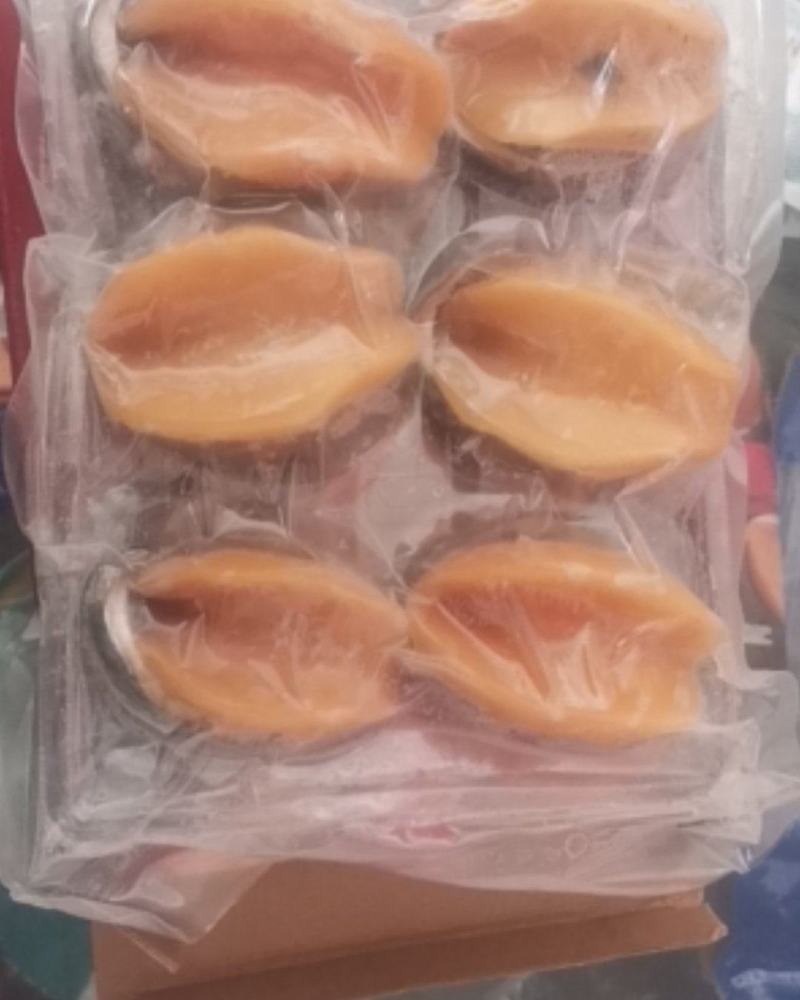 鲍鱼（黄金鲍冻品），一件十盒一盒8只装，6只装。一手货源