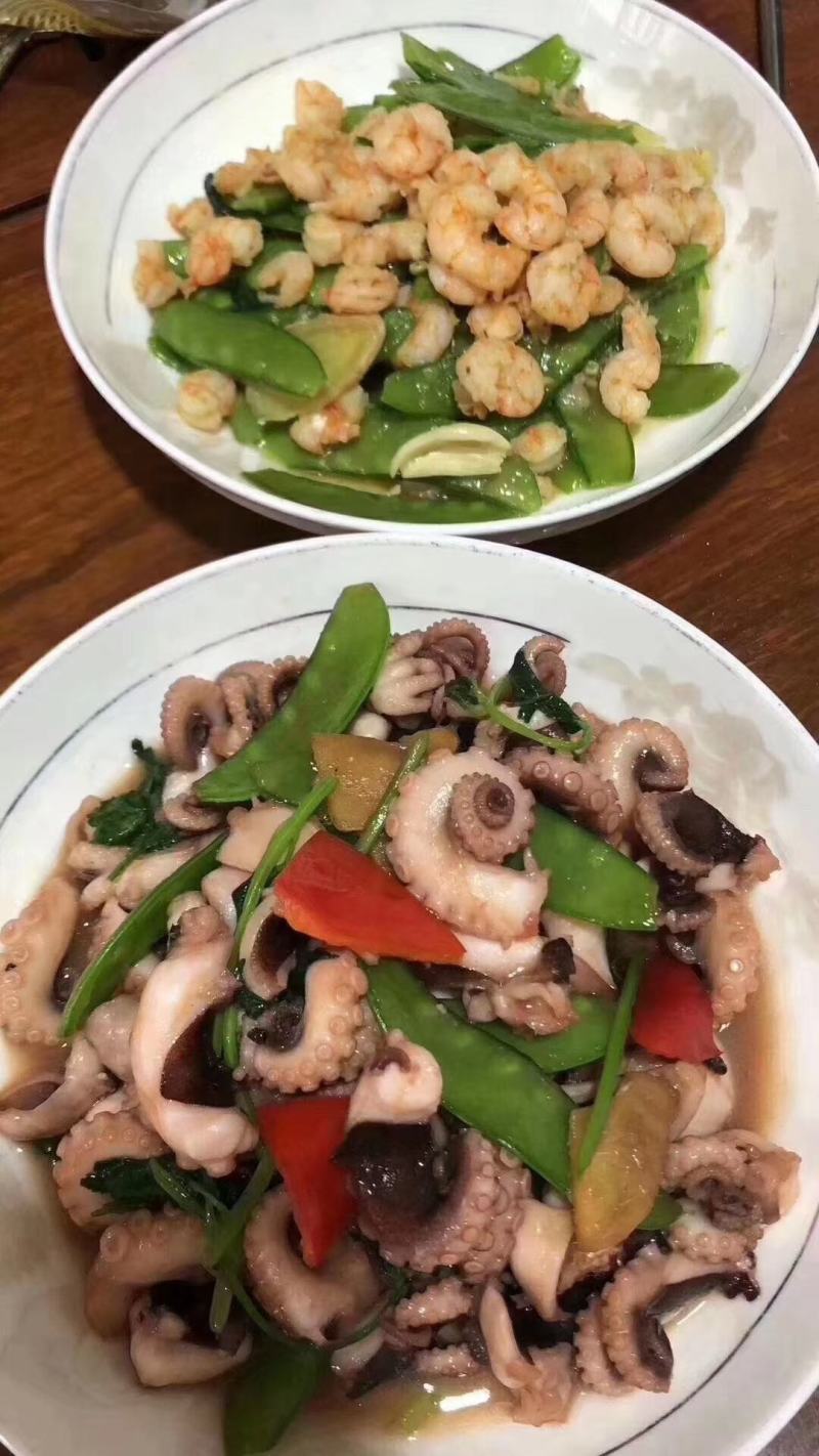 章鱼八爪鱼八带鱼短蛸一口章三去章鱼