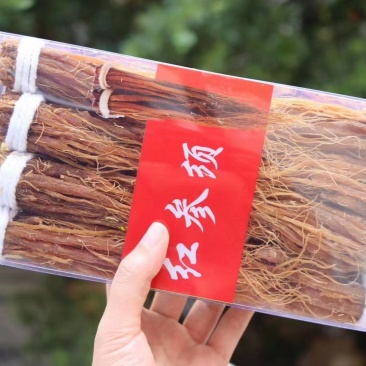 无糖红参须500g盒装味道清醇甘香
