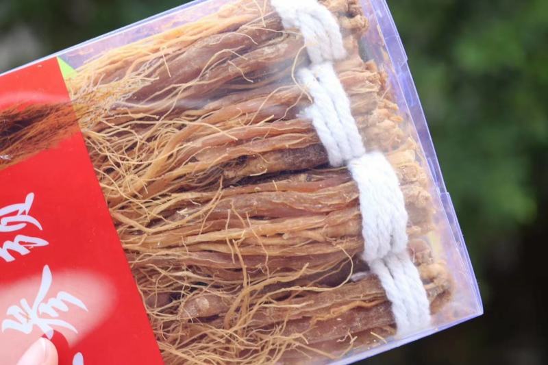 无糖红参须500g盒装味道清醇甘香