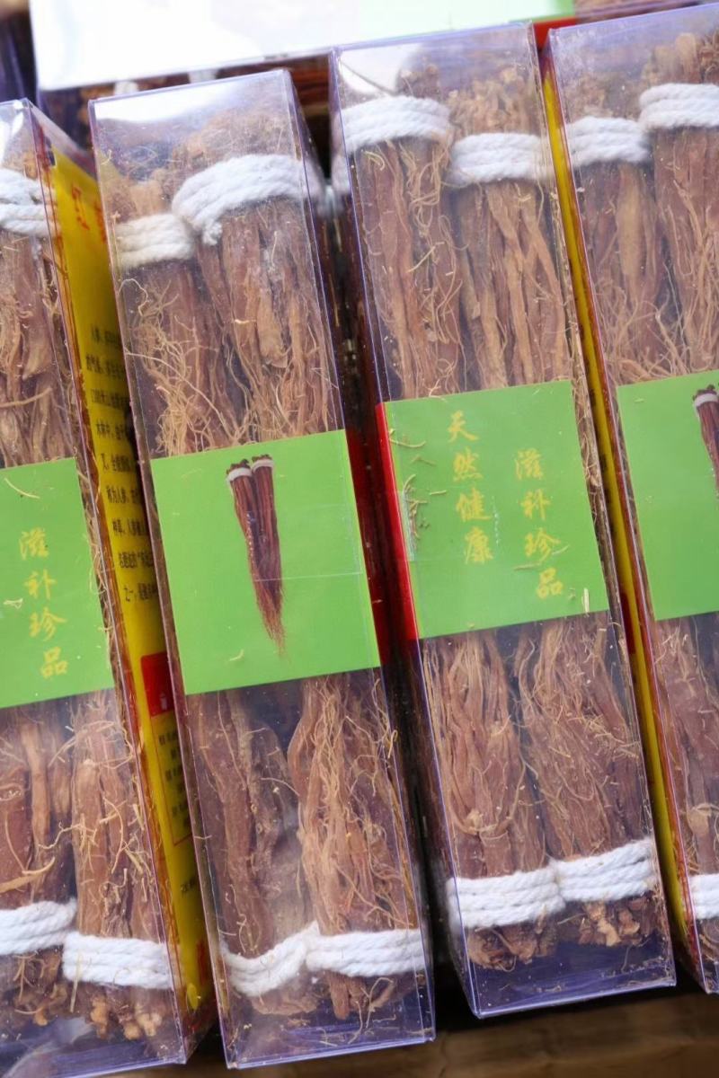 无糖红参须500g盒装味道清醇甘香