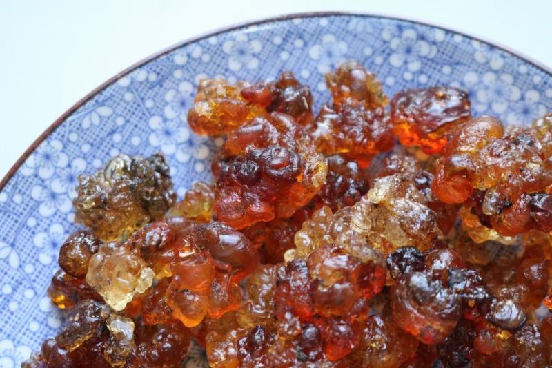 水洗红桃胶品种漂亮胶质好