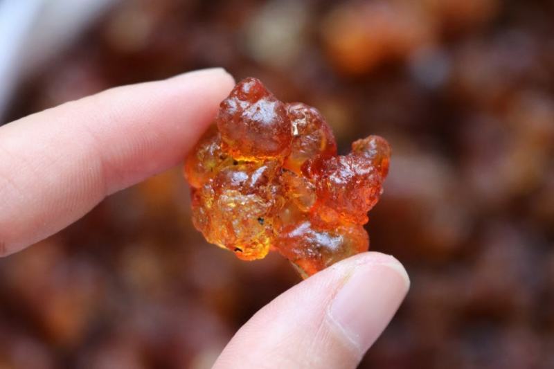 水洗红桃胶品种漂亮胶质好