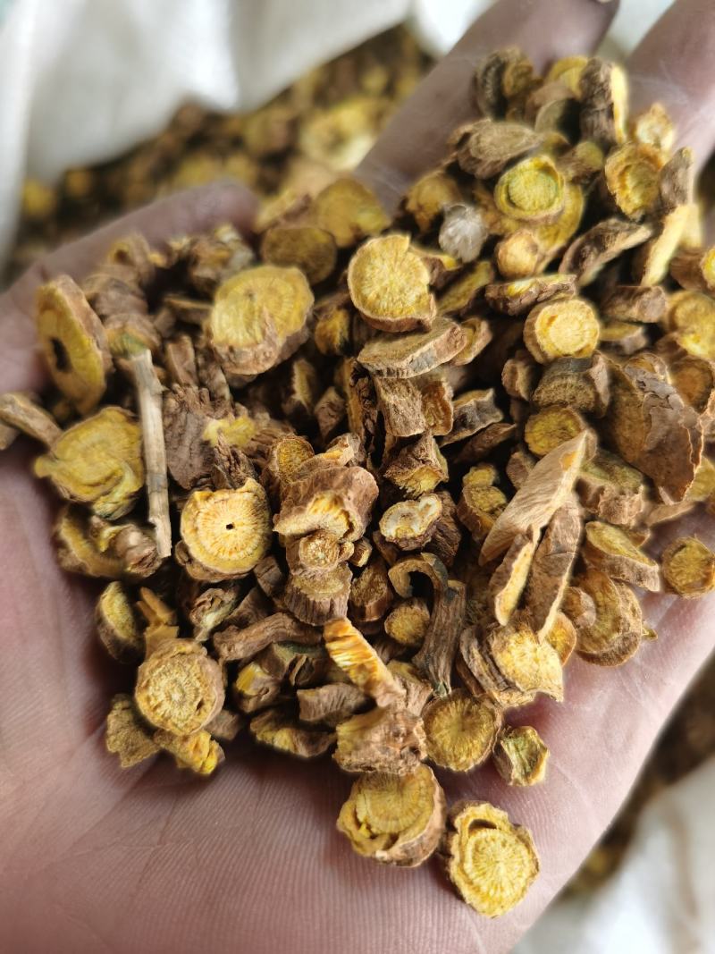 【实物拍摄】黄芩黄芩片陕西黄芩高含量两年生黄芩