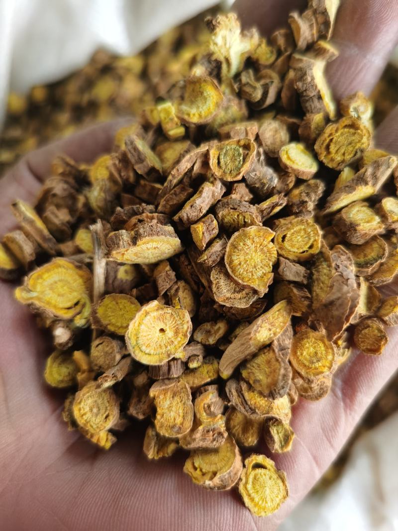 【实物拍摄】黄芩黄芩片陕西黄芩高含量两年生黄芩